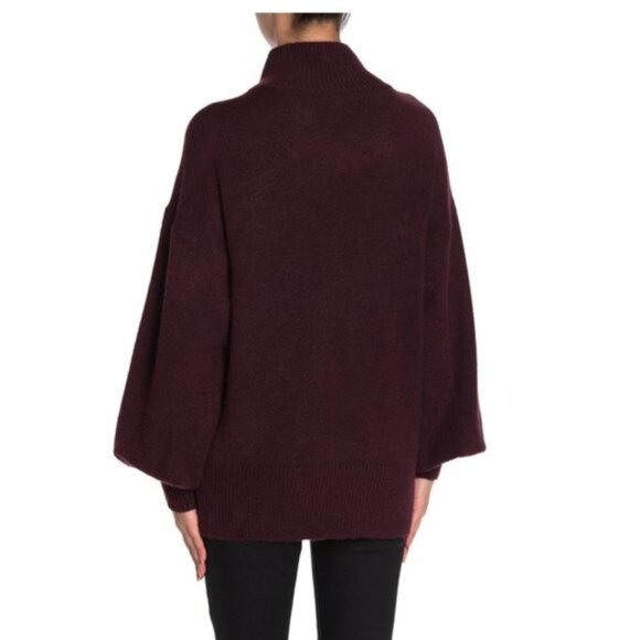 Vince Camuto Mutton Sleeve Mock Neck Sweater - Picture 2 of 6